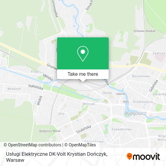 Usługi Elektryczne DK-Volt Krystian Dończyk map