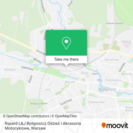 Rypard L&J Bydgoszcz Odzież i Akcesoria Motocyklowe map