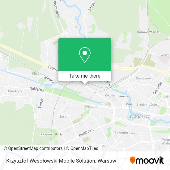 Krzysztof Wesołowski Mobile Solution map