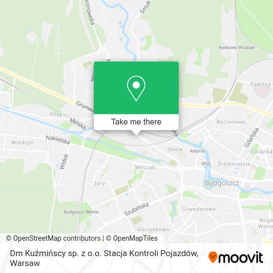 Dm Kuźmińscy sp. z o.o. Stacja Kontroli Pojazdów map