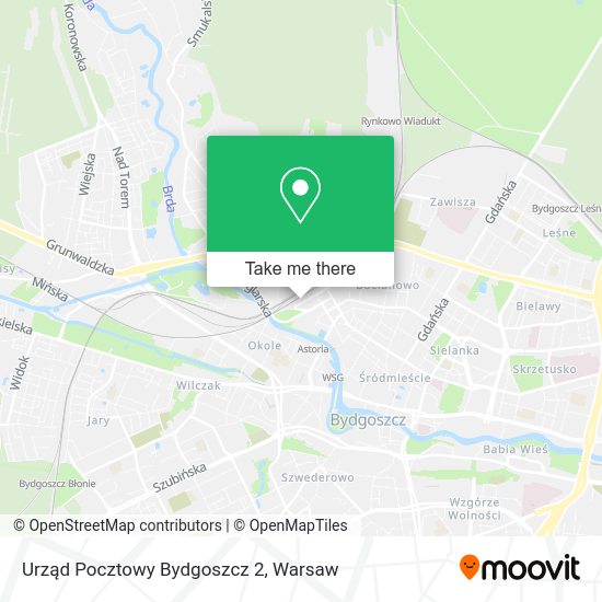 Urząd Pocztowy Bydgoszcz 2 map