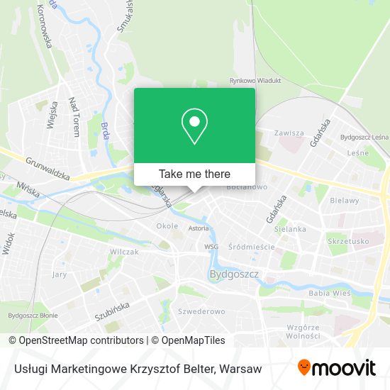 Usługi Marketingowe Krzysztof Belter map