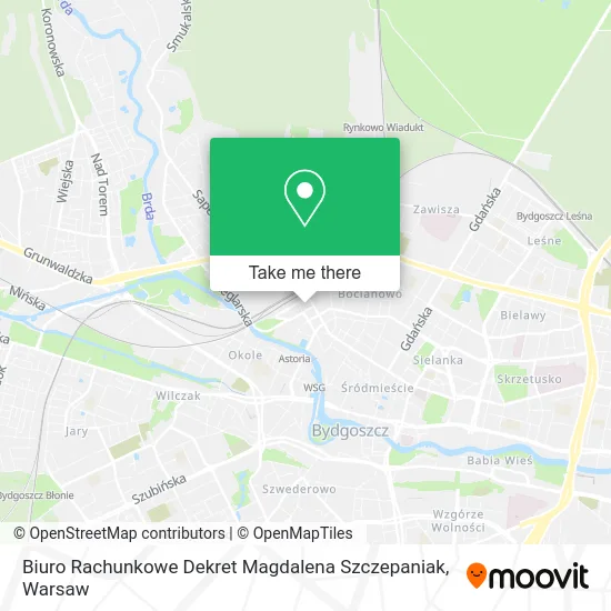 Biuro Rachunkowe Dekret Magdalena Szczepaniak map