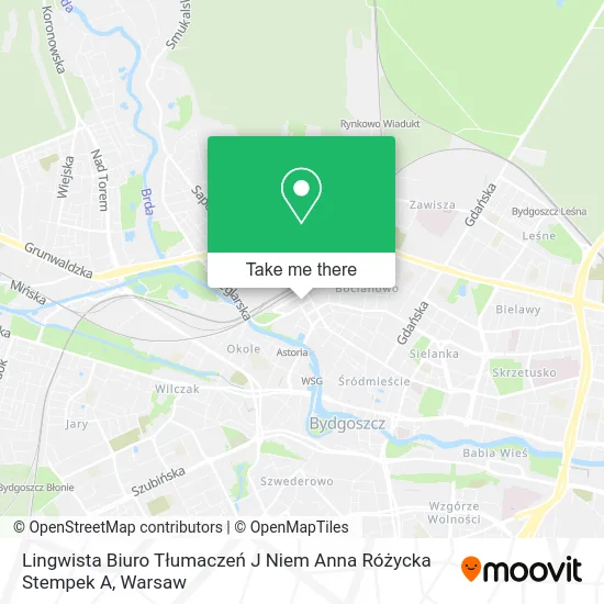 Lingwista Biuro Tłumaczeń J Niem Anna Różycka Stempek A map