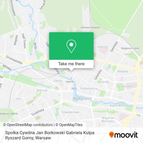 Spolka Cywilna Jan Borkowski Gabriela Kulpa Ryszard Gorny map