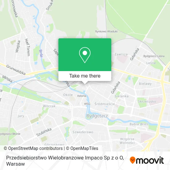 Карта Przedsiebiorstwo Wielobranzowe Impaco Sp z o O
