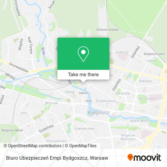 Biuro Ubezpieczeń Empi Bydgoszcz map