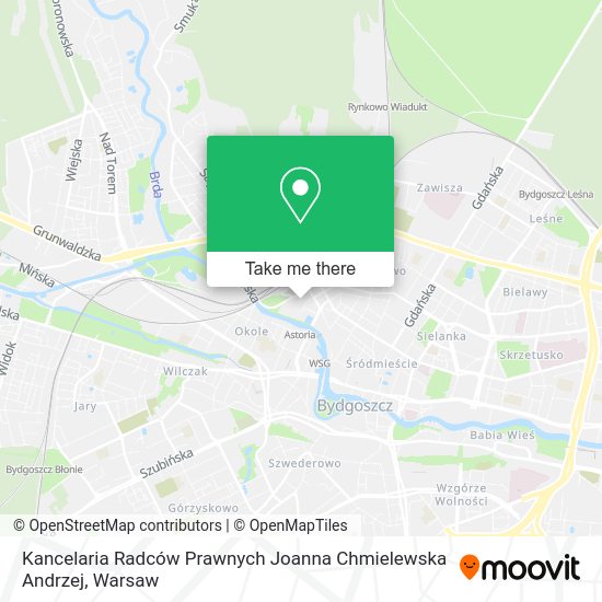 Kancelaria Radców Prawnych Joanna Chmielewska Andrzej map