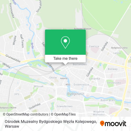 Ośrodek Muzealny Bydgoskiego Węzła Kolejowego map