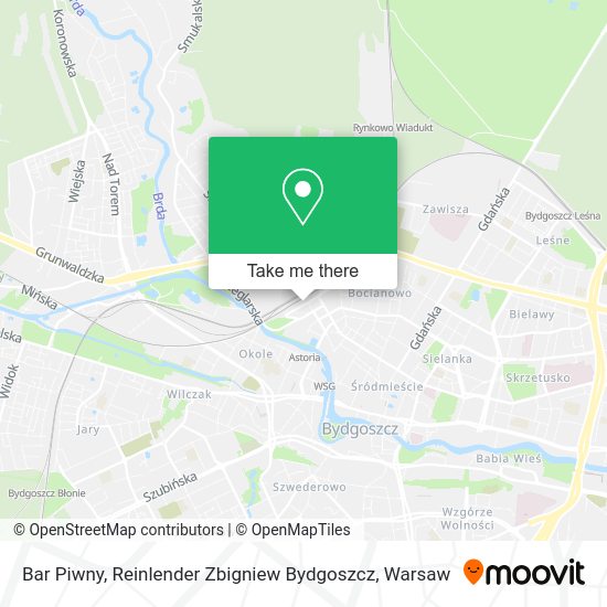 Bar Piwny, Reinlender Zbigniew Bydgoszcz map