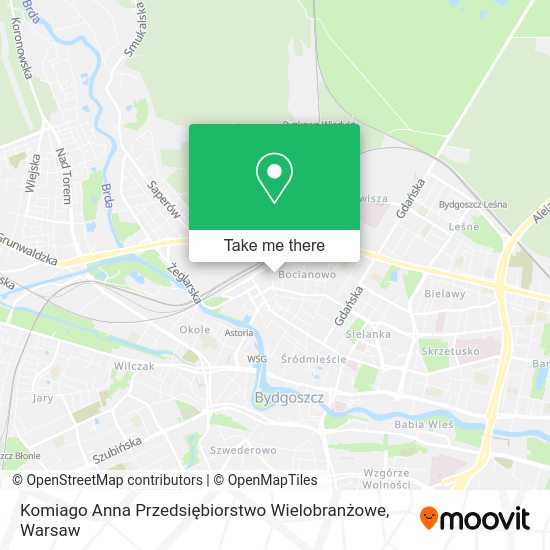 Komiago Anna Przedsiębiorstwo Wielobranżowe map