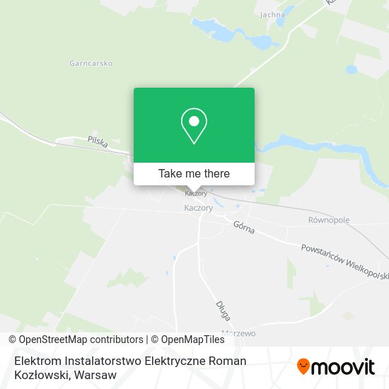 Elektrom Instalatorstwo Elektryczne Roman Kozłowski map