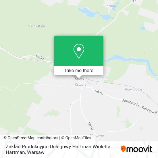 Zakład Produkcyjno Usługowy Hartman Wioletta Hartman map
