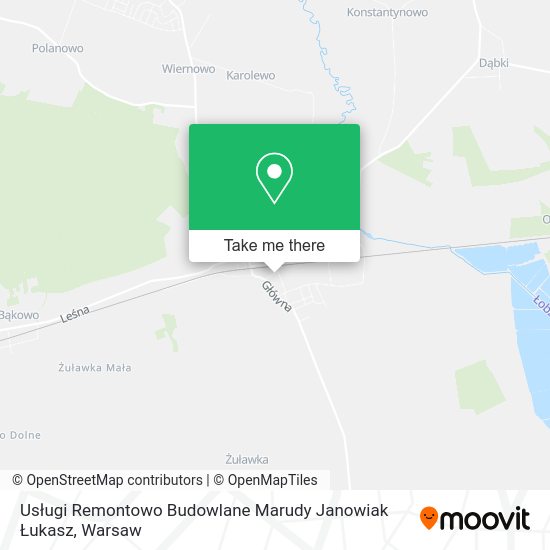 Usługi Remontowo Budowlane Marudy Janowiak Łukasz map