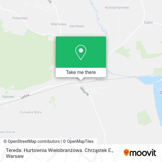 Tereda. Hurtownia Wielobranżowa. Chrząstek E. map