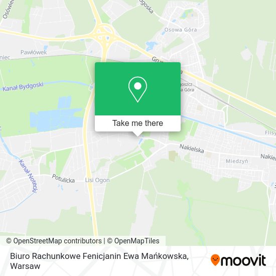 Biuro Rachunkowe Fenicjanin Ewa Mańkowska map