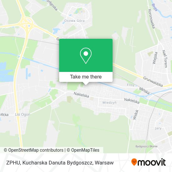 ZPHU, Kucharska Danuta Bydgoszcz map