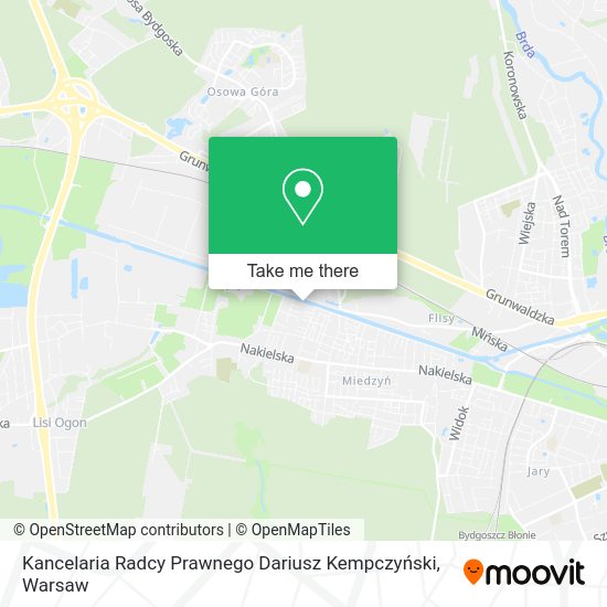 Kancelaria Radcy Prawnego Dariusz Kempczyński map