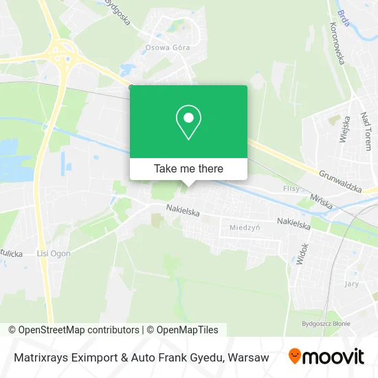 Карта Matrixrays Eximport & Auto Frank Gyedu