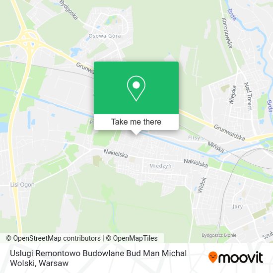 Uslugi Remontowo Budowlane Bud Man Michal Wolski map