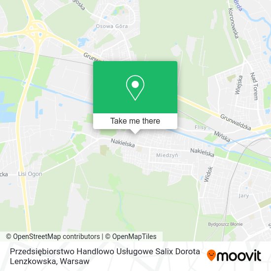 Przedsiębiorstwo Handlowo Usługowe Salix Dorota Lenzkowska map