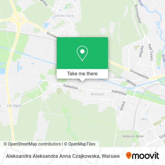 Aleksandra Aleksandra Anna Czajkowska map