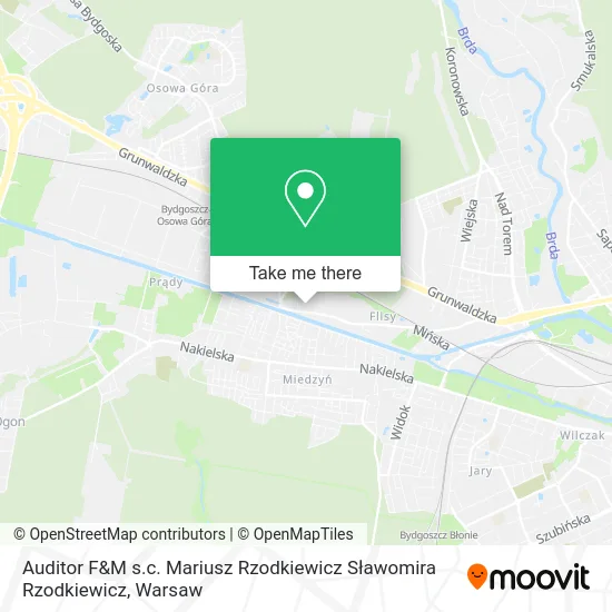Auditor F&M s.c. Mariusz Rzodkiewicz Sławomira Rzodkiewicz map
