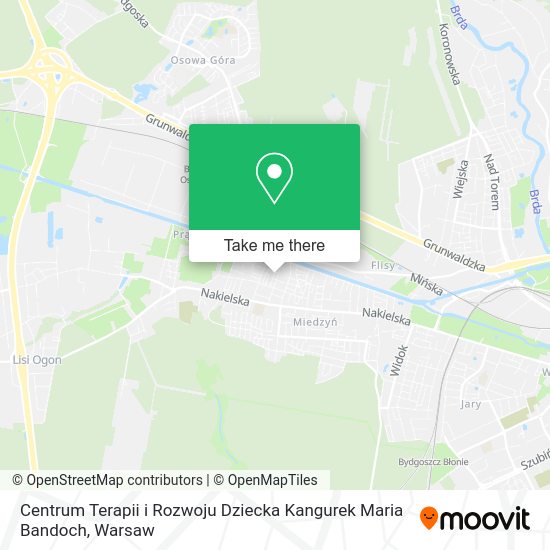 Centrum Terapii i Rozwoju Dziecka Kangurek Maria Bandoch map