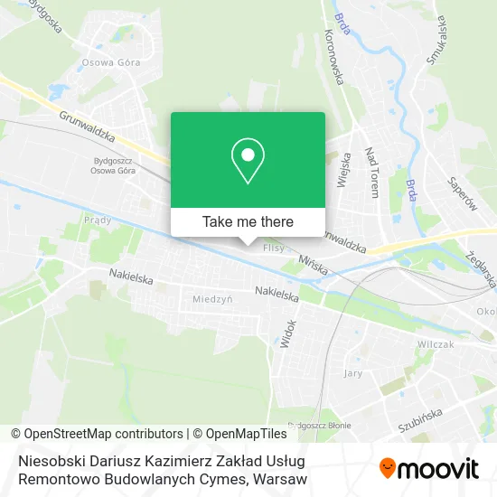 Niesobski Dariusz Kazimierz Zakład Usług Remontowo Budowlanych Cymes map