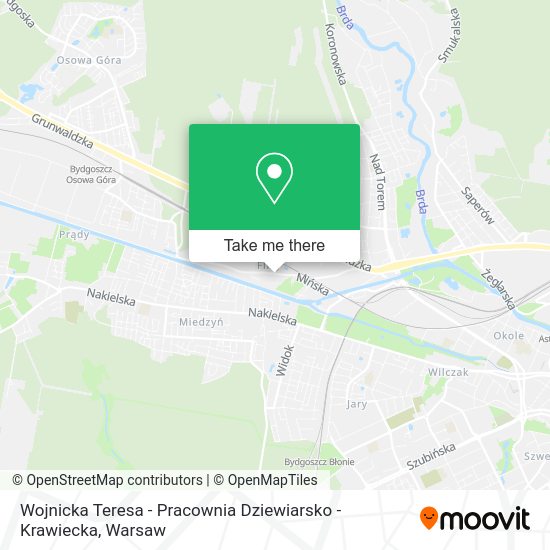 Wojnicka Teresa - Pracownia Dziewiarsko - Krawiecka map