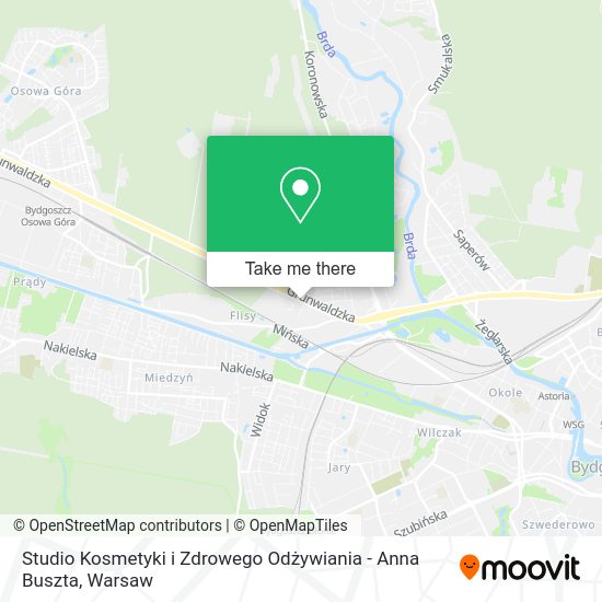 Studio Kosmetyki i Zdrowego Odżywiania - Anna Buszta map