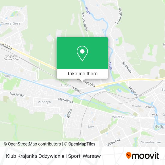 Klub Krajanka Odżywianie i Sport map