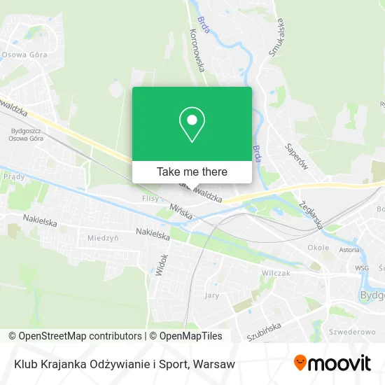 Klub Krajanka Odżywianie i Sport map
