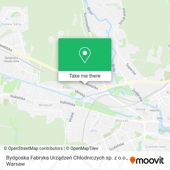 Bydgoska Fabryka Urządzeń Chłodniczych sp. z o.o. map