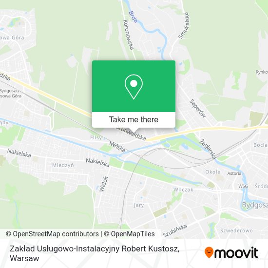 Zakład Usługowo-Instalacyjny Robert Kustosz map