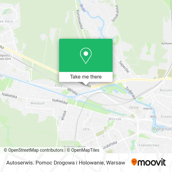 Карта Autoserwis. Pomoc Drogowa i Holowanie