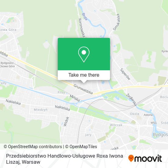 Przedsiebiorstwo Handlowo-Usługowe Roxa Iwona Liszaj map