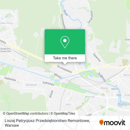 Liszaj Patrycjusz Przedsiębiorstwo Remontowe map