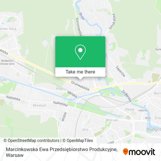 Marcinkowska Ewa Przedsiębiorstwo Produkcyjne map