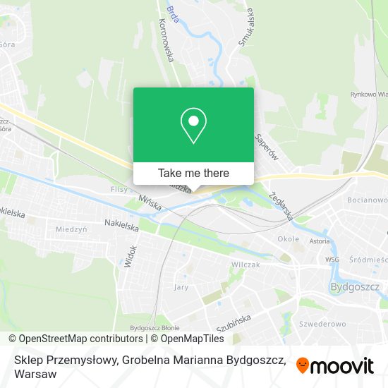 Sklep Przemysłowy, Grobelna Marianna Bydgoszcz map