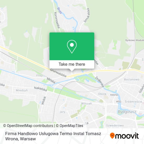 Firma Handlowo Usługowa Termo Instal Tomasz Wrona map