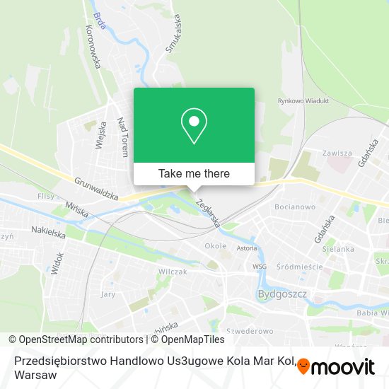 Przedsiębiorstwo Handlowo Us3ugowe Kola Mar Kol map