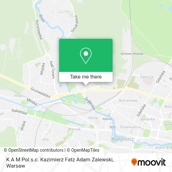 Карта K A M Pol s.c. Kazimierz Fatz Adam Zalewski