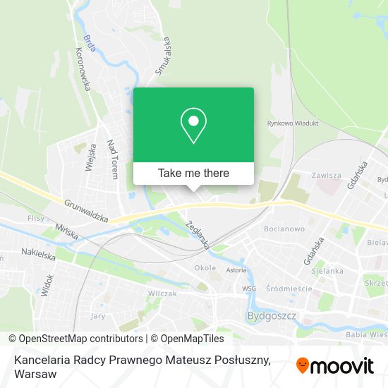 Kancelaria Radcy Prawnego Mateusz Posłuszny map