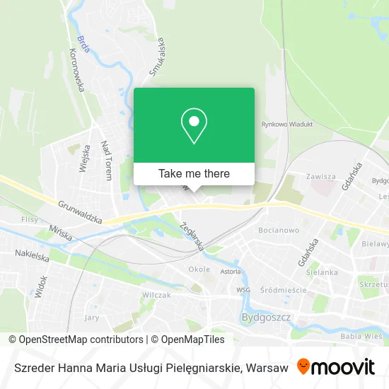 Szreder Hanna Maria Usługi Pielęgniarskie map