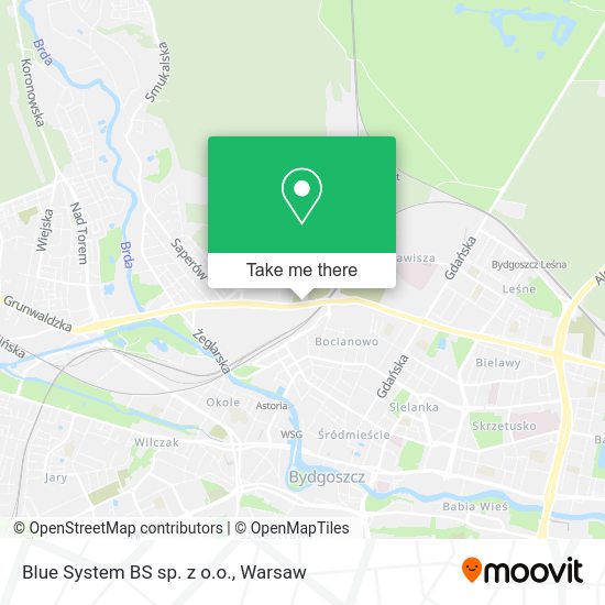 Blue System BS sp. z o.o. map