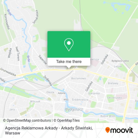 Agencja Reklamowa Arkady - Arkady Śliwiński map