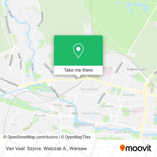 Карта Van Vaal. Szycie. Walczak A.