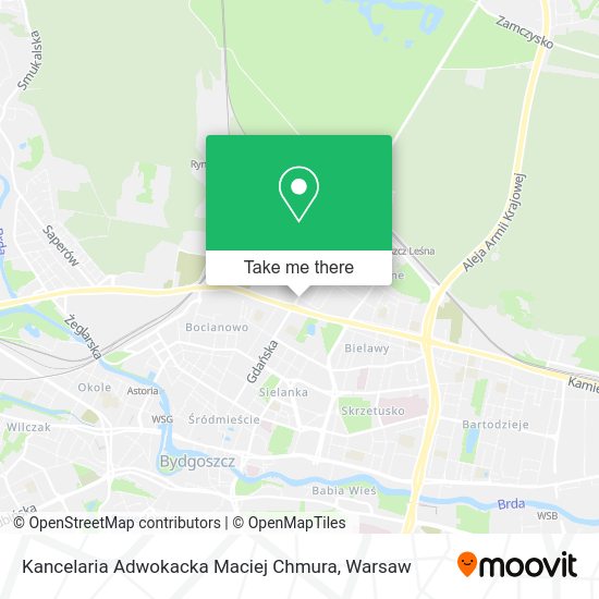 Kancelaria Adwokacka Maciej Chmura map