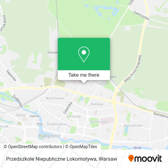 Przedszkole Niepubliczne Lokomotywa map